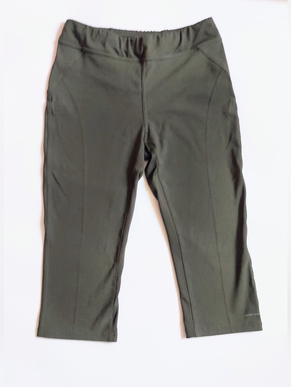 Columbia Titanium Athletic Capri Pants Green Womens Size Small